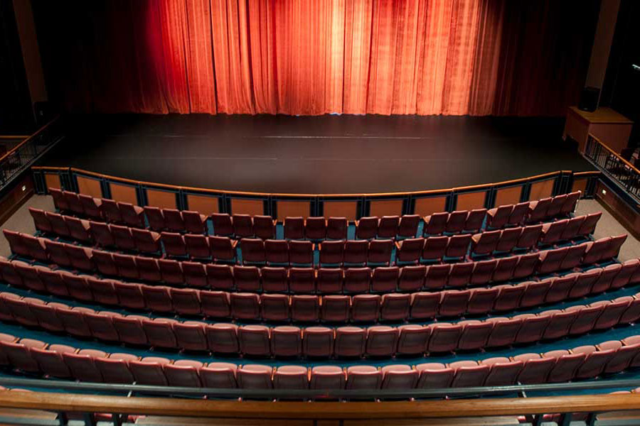 Theater stage and seating