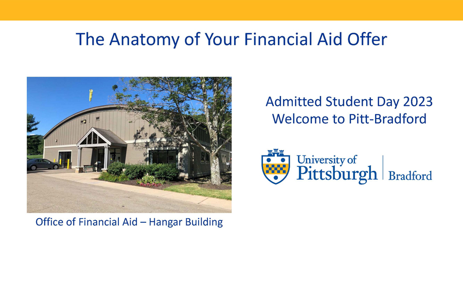 Anatomy of you financial aid award presentation