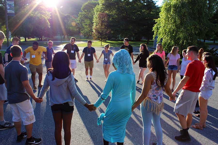 Students in a circle