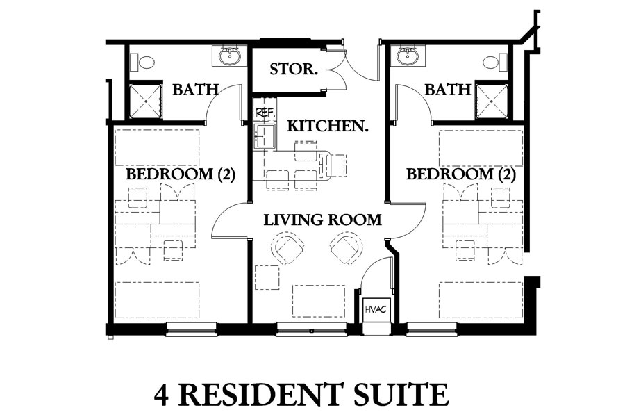 4 Bedroom Suite