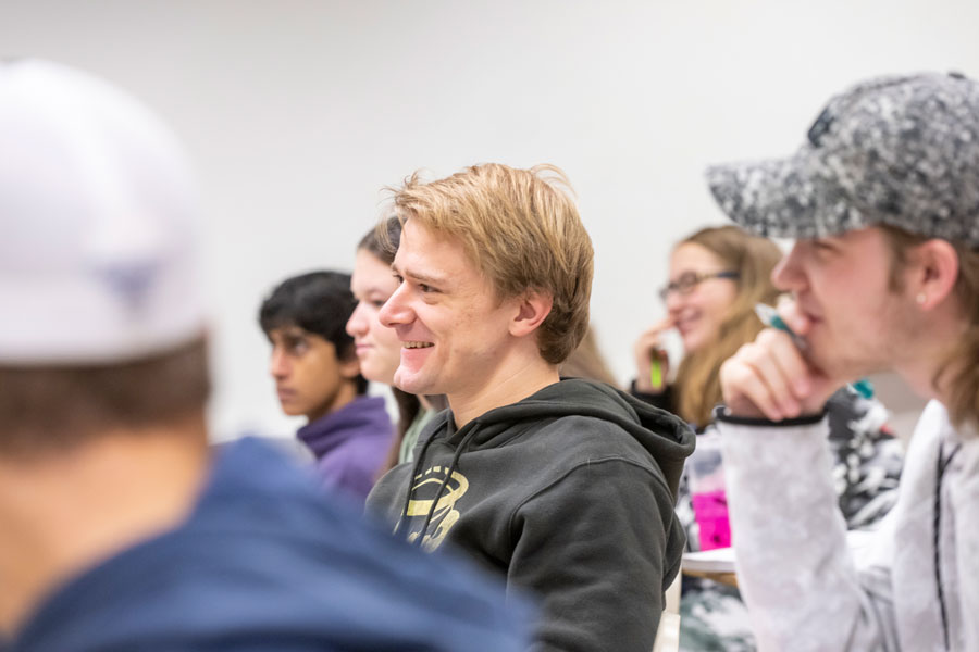 Students in a class