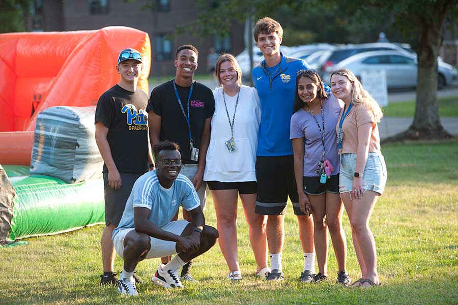 Students at opening carnival