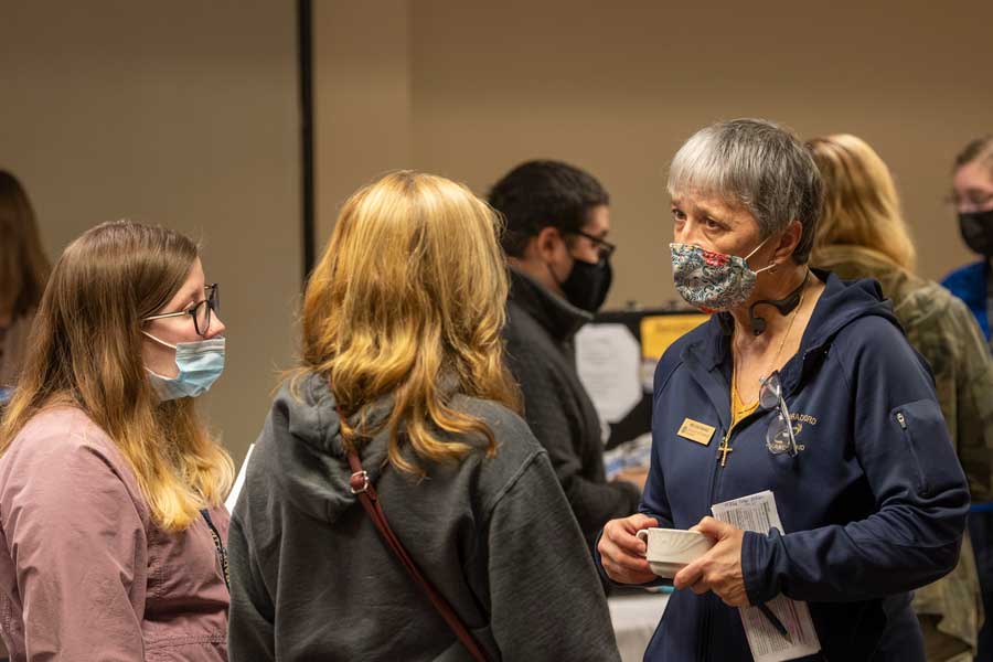 Financial Aid's Open House with students