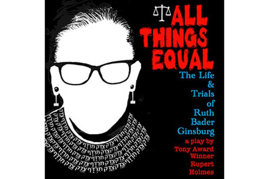 A poster of the play "All Things Equal"