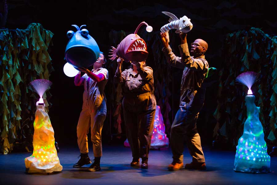 Actors performing "The Pout-Pout Fish"