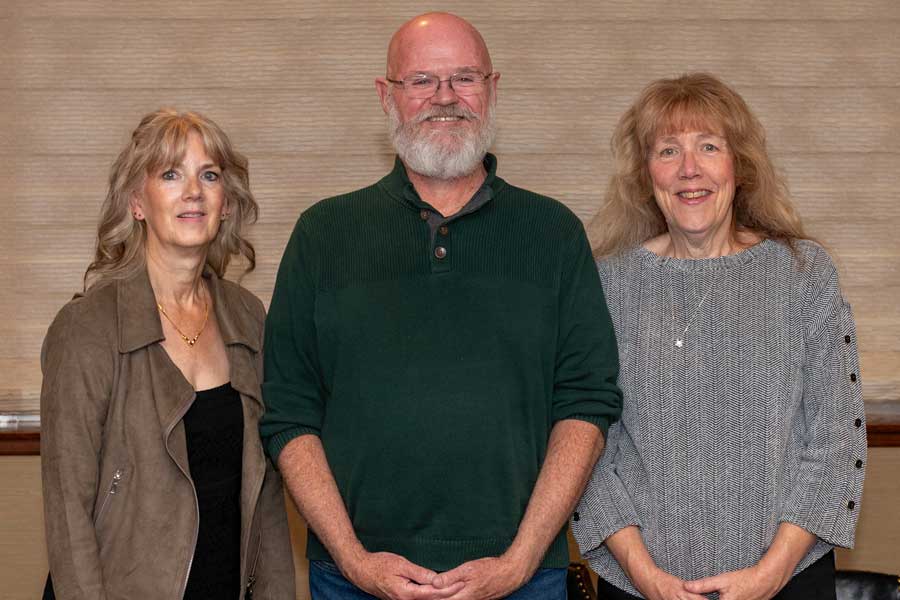 Diane Null, Bill Kline, and Kathy Moonan