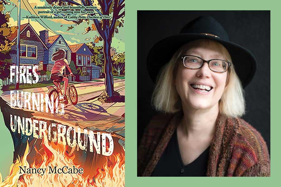 Book cover with author Nancy McCabe