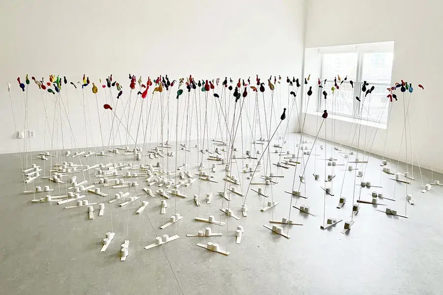 Art piece displayed in the "For" art exhibit