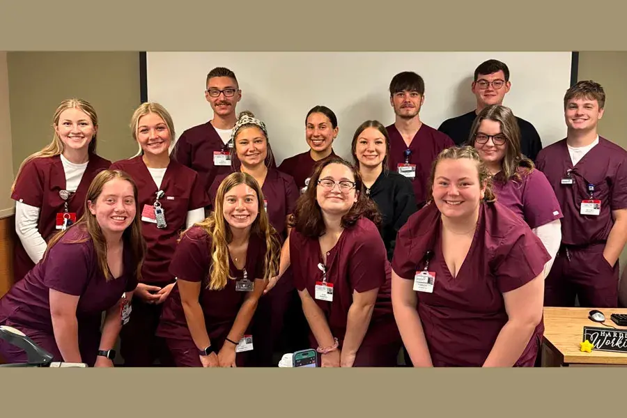 A group of Radiological Science students
