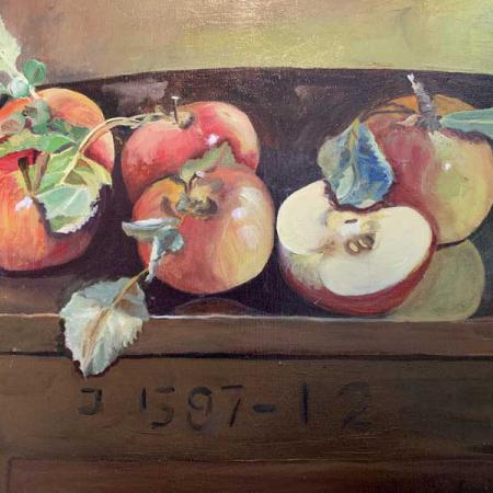 Painting of Fruit by Lynn Heckathorn