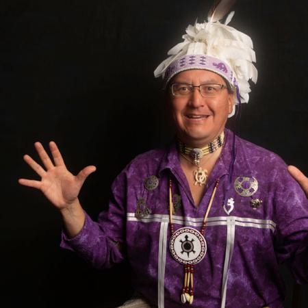 Photo of Perry Ground indigenous storyteller