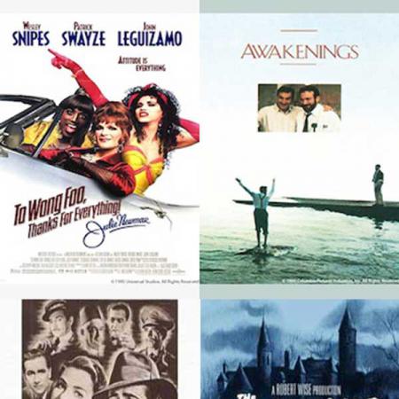 Collage of some of the films being shown