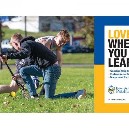 An ad that says "Love where you Learn"
