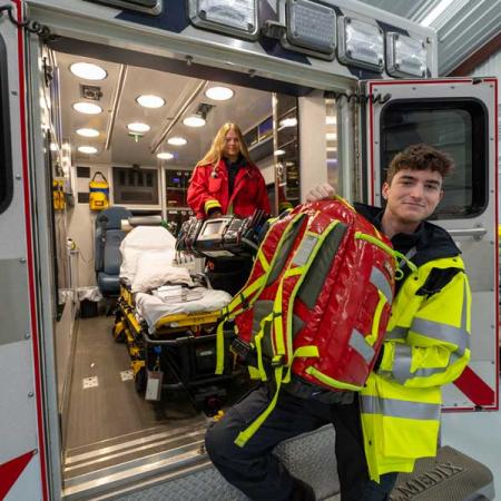 Ianiro is a volunteer EMT with the Allegany (N.Y.) Rescue and EMS