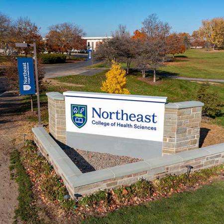 The entrance of Northeast College of Health Sciences
